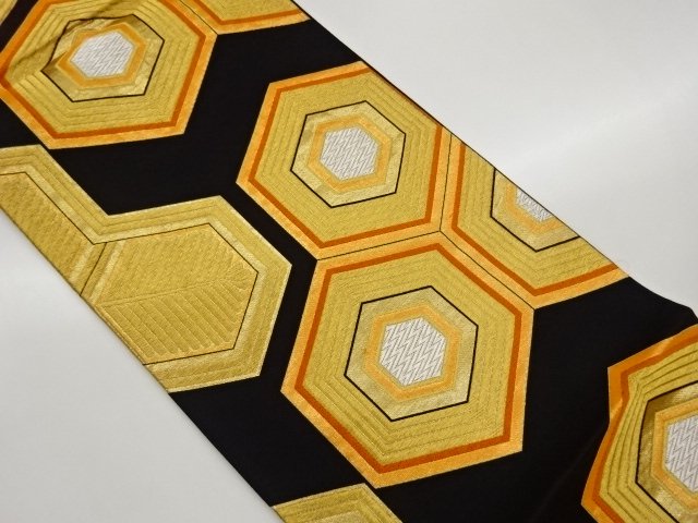 JAPANESE KIMONO / FUKURO OBI / WOVEN KIKKO 